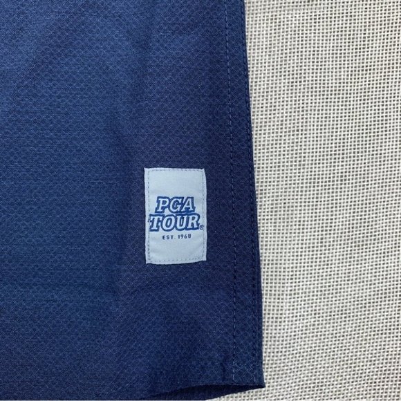 Pga Tour Mens Woven Dobby Shirt Size S - Picture 4 of 12